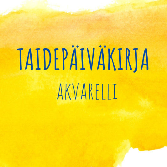 Taidepäiväkirja Akvarelli, 3 viikon verkkokurssi