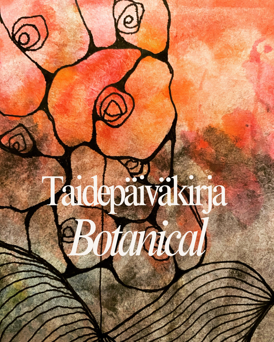 Taidepäiväkirja Botanical, 3 viikon teemakurssi