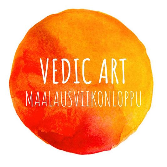 Maalausviikonloppu Vedic Art perus- ja jatkokurssin käyneille